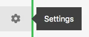 Settings option in the Web Console side bar
