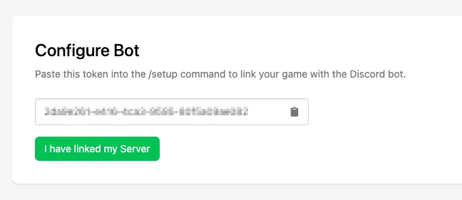 Channels & Roles and Embed Styling configuration tabs after linking Discord
